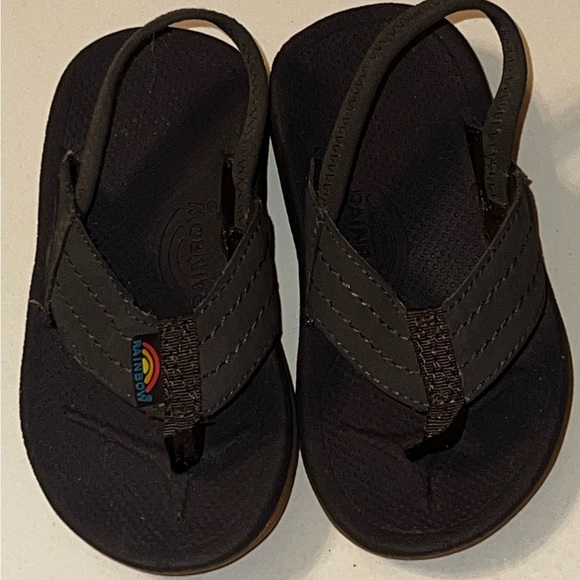 Rainbow Kid Cape PU Nubuck Flip Flop Sandal, Size 5/6 🩴NWT - Picture 5 of 8